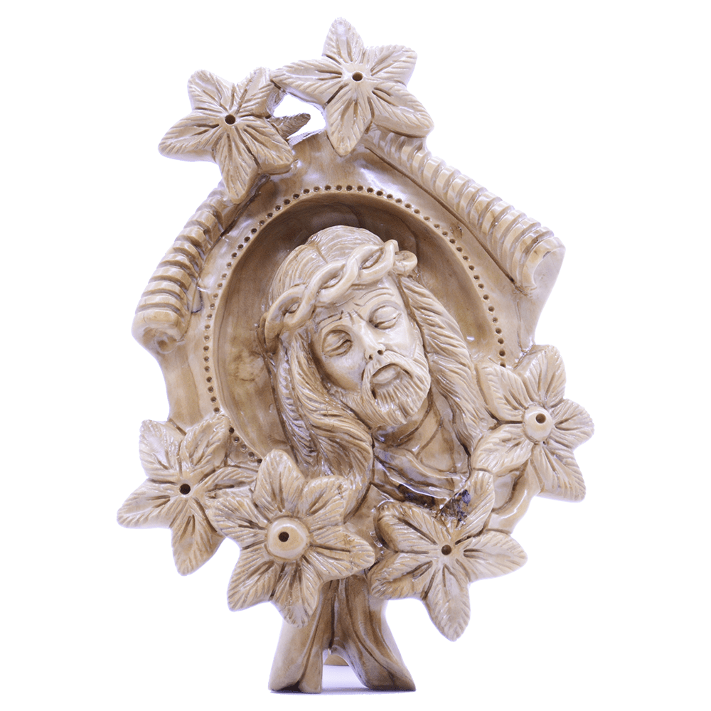 A Fully Hand Carved Unique piece Jesus Head