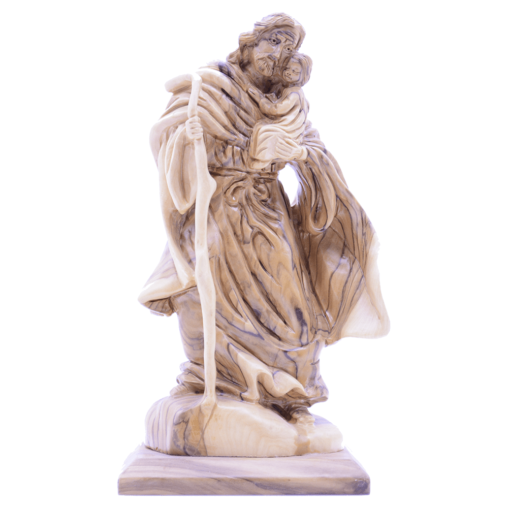 A Fully Hand Carved Unique piece Saint Joseph