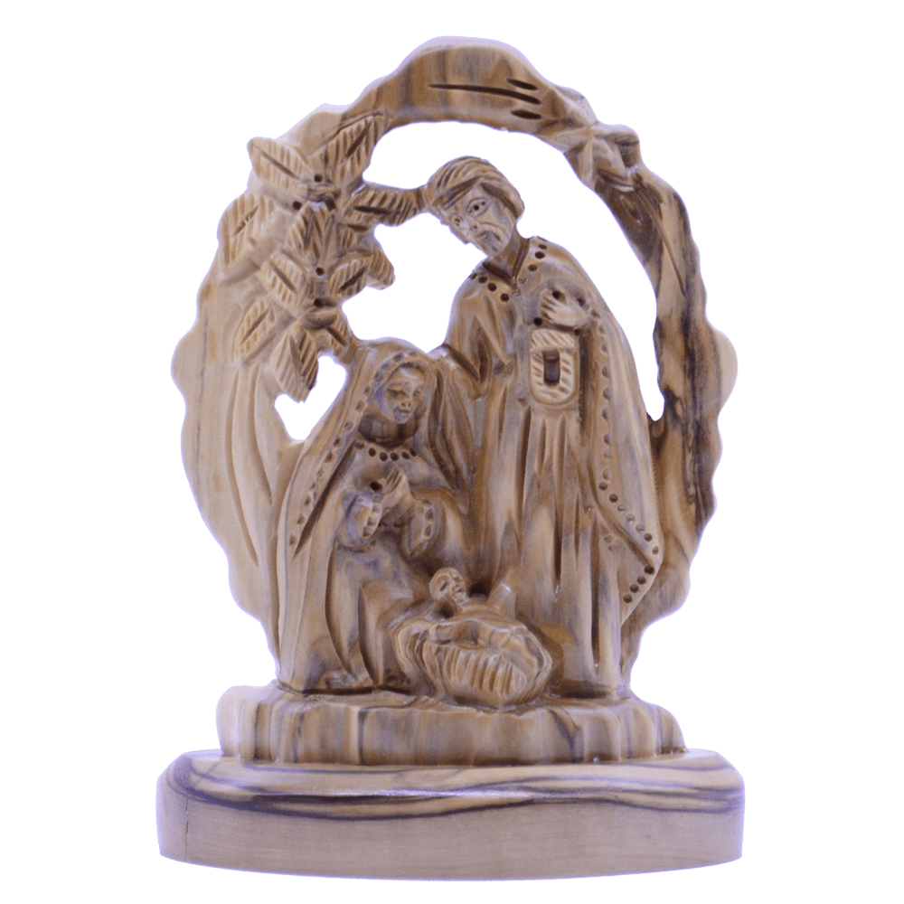 A Fully Hand Carved unique piece The Holy Family