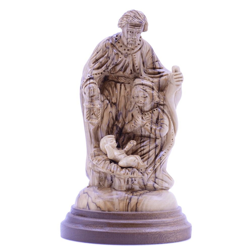 A Fully Hand Carved unique piece The Holy Family