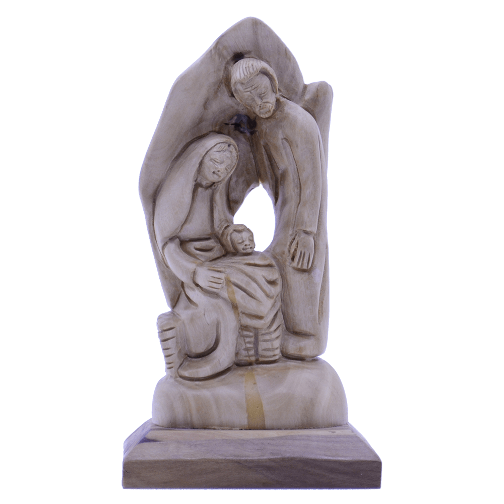 A Fully Hand Carved unique piece The Holy Family