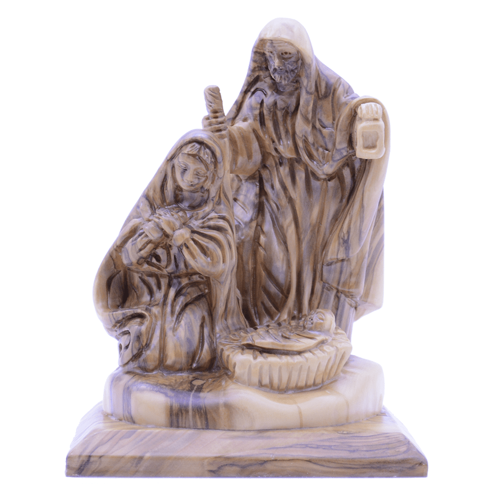 A Fully Hand Carved unique piece The Holy Family