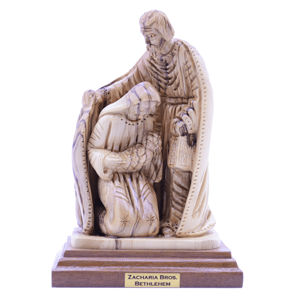 A Fully Hand Carved unique piece The Holy Family