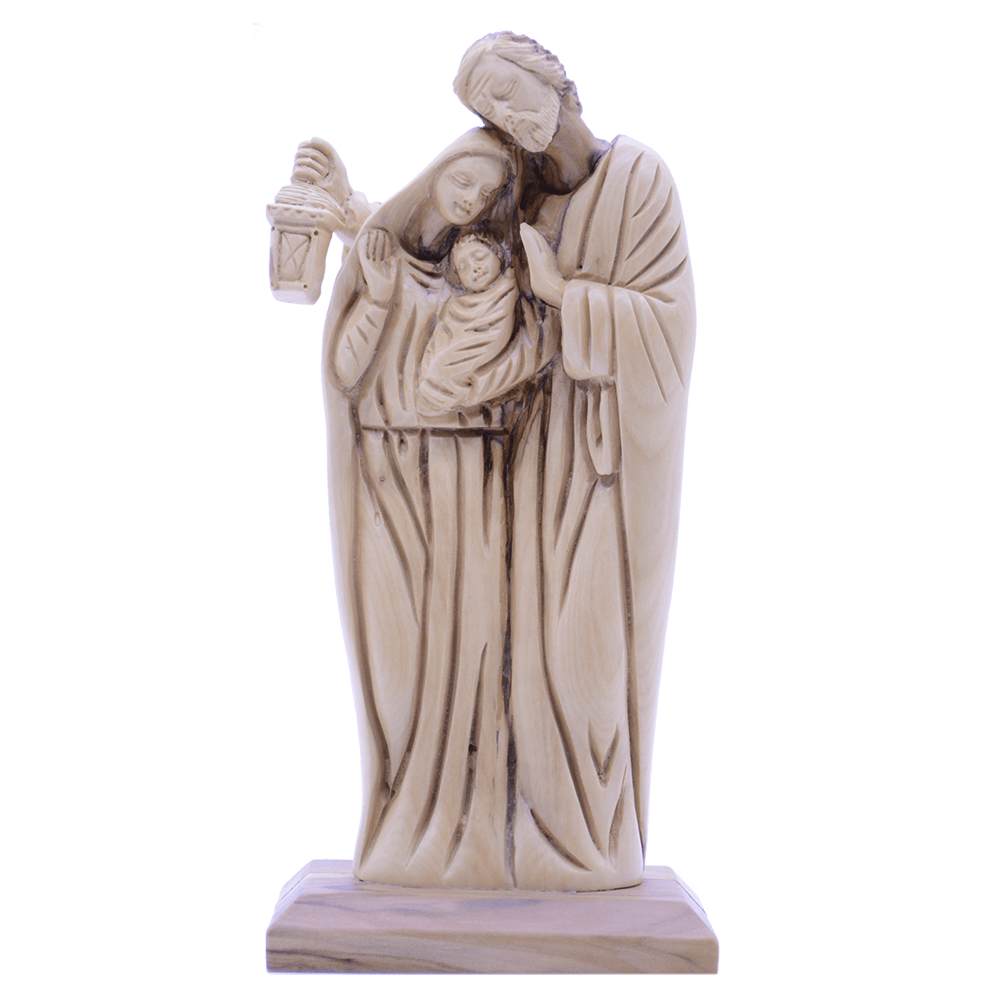 A Fully Hand Carved unique piece The Holy Family