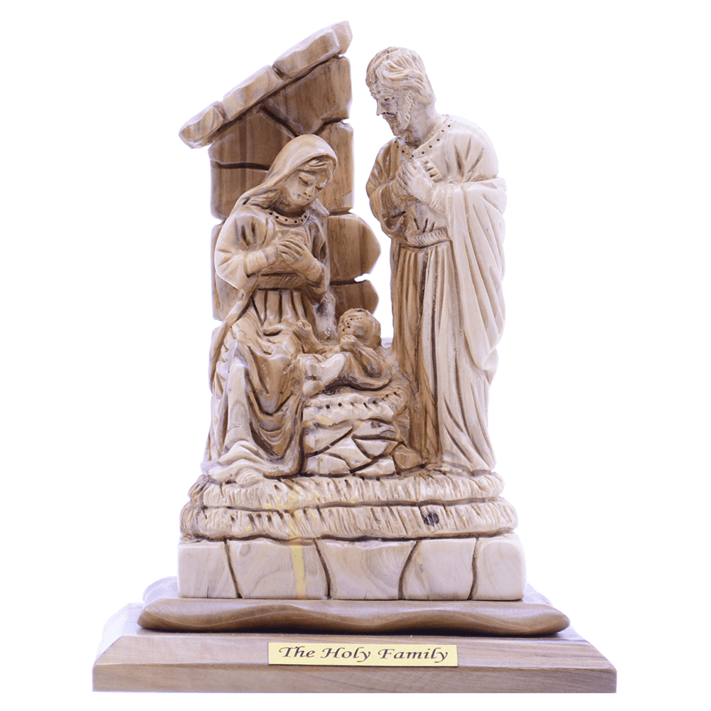 A Fully Hand Carved detailed Master piece The Holy Family