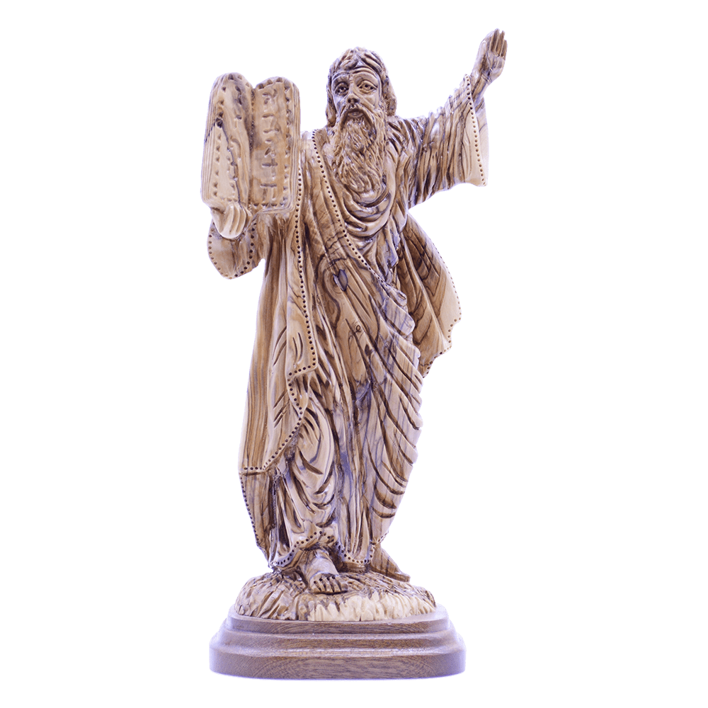 A Fully Hand Carved detailed Master piece Propeht Moses