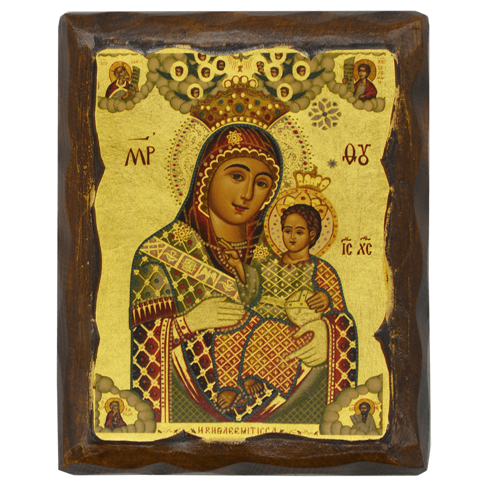 Virgin Mary of Bethlehem and Baby Jesus