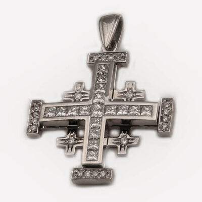 Big Jerusalem Cross Princess Cut