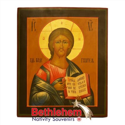 Jesus the Pantocrator. Russian Icon from the 20th century