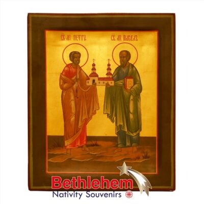 Holy Apostles Peter and Paul Icon. Russian Icon from the  20th century