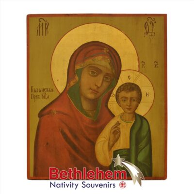 Our Lady of Kazan. Russian Icon from the 19th century