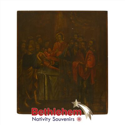 The Dormition Icon of Hope. Old Russian Icon from the 19th century