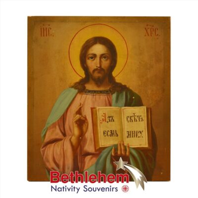 Jesus the Pantocrator. Ukranian Icon from the 19th century