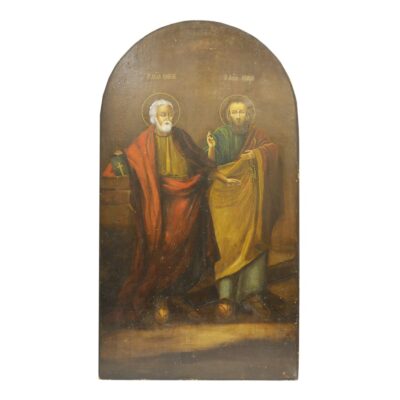 Peter and Paul. Russian Icon from the 19th century