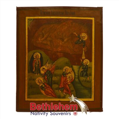 Saint Elijah Icon. Russian Icon from the 19th century