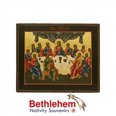 The Last supper Icon. Russian Icon from the 20th century