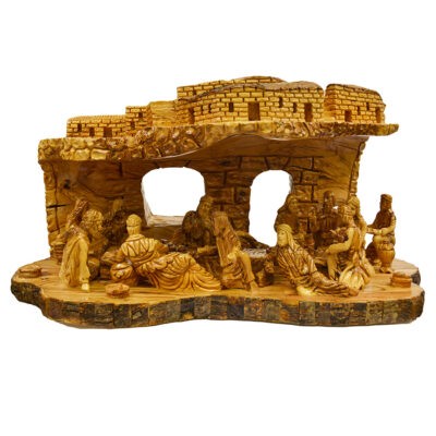 An Authentic Hand Carved Last Supper Fully Hand Carved detailed piece