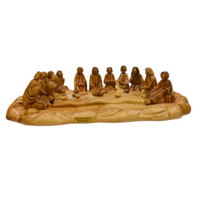 A Mastepiece Faceless Last Supper Hand carved