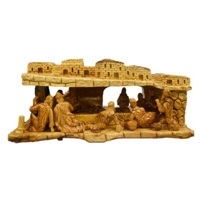 An Authentic Hand Carved Last Supper Fully Hand Carved detailed piece