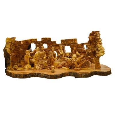 An Authentic Hand Carved Last Supper Fully Hand Carved detailed piece